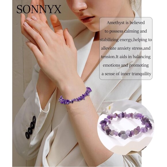 12 pcs Colorful Chakra Healing Gemstone Bracelets Set for Women with Unique Irre - Picture 2 of 7